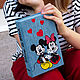 Clutch book ' Mickey & Minnie'. Clutches. BookShelf. Online shopping on My Livemaster.  Фото №2