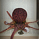 octopus burgundy. Stuffed Toys. Irina Sayfiydinova (textileheart). My Livemaster. Фото №6