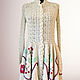 Knit dress Grace. Hook, cashmere, silk, Dresses, Odessa,  Фото №1