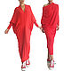 ENVY draped transformer red dress with sleeves, Dresses, Sofia,  Фото №1