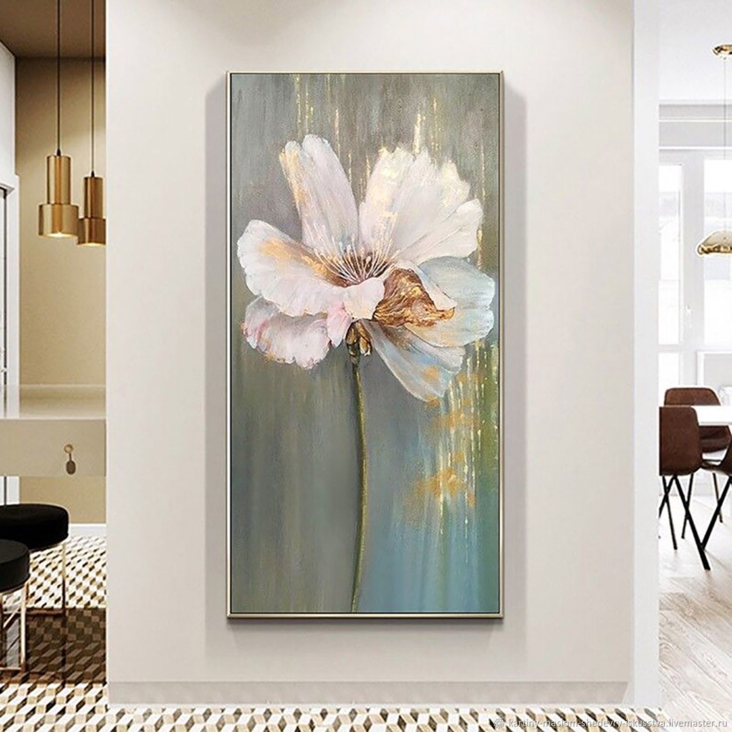 Картина маслом на холсте Современное искусство Настенная живопись в ...