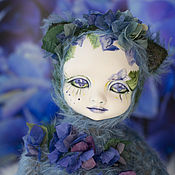 Куклы и игрушки handmade. Livemaster - original item Teddy $: Hydrangea cat with a hiding place. Handmade.