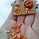 Food for dollhouse - Board with mandarin for dollhouse miniature. Doll food. MiniDom (Irina). My Livemaster. Фото №4