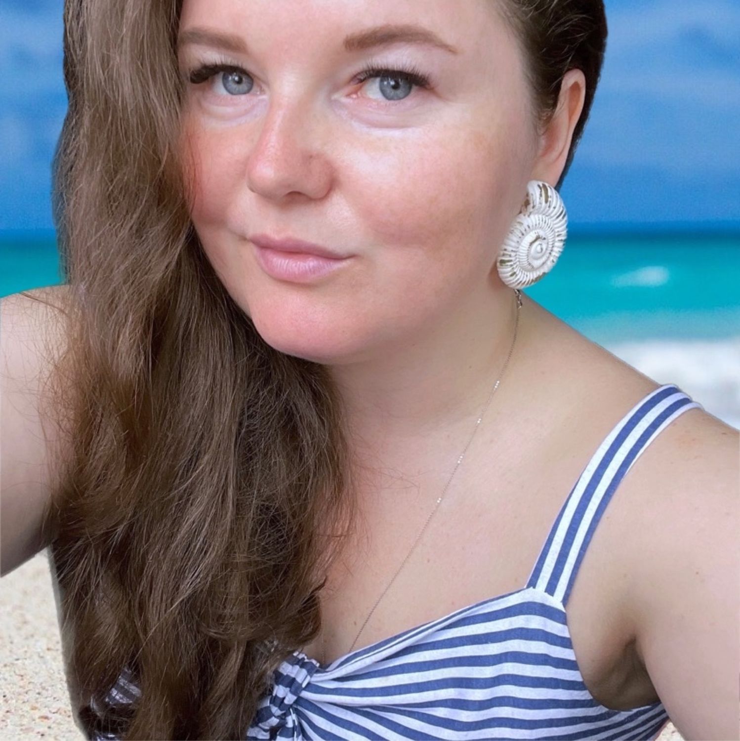 Серьги Ракушки Аммониты белые с золотом в интернет-магазине Ярмарка ...