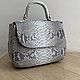 Leather handbag from Python. Crossbody bag. ulijana-zijangirova. My Livemaster. Фото №4