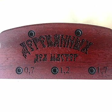 Материалы для творчества ручной работы. Ярмарка Мастеров - ручная работа Фанеровочный нож с вылетом лезвий 0,7; 1,2; 1,7 мм. Handmade.