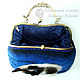 Bag blue ivory / women's felted purse / bag made of wool. Classic Bag. Woolen Zoo. My Livemaster. Фото №5
