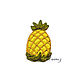 Applique pineapple embroidered patch sew-on thermopatch. Applications. materials for creative Anna Sintez. Online shopping on My Livemaster.  Фото №2