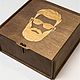 Коробка подарочная "Для настоящего мужчины". Упаковочная коробка. Березка и Сосна. Интернет-магазин Ярмарка Мастеров.  Фото №2