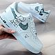Кроссовки белые с рисунком, кастом Nike Air Force, kaws,ручная роспись. Кроссовки. Olgavolgoart. Роспись одежды и обуви. Кастом. Ярмарка Мастеров.  Фото №14