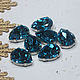 Rhinestones Premium Drop 18/13 mm Blue Aquamarine. Rhinestones. agraf. Online shopping on My Livemaster.  Фото №2