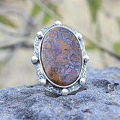 Украшения handmade. Livemaster - original item Ring jasper silver 925 IV0025. Handmade.