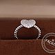 Золотое кольцо Сердце с бриллиантами. Кольцо на весь палец. FROLOF JEWELRY. Ярмарка Мастеров.  Фото №7