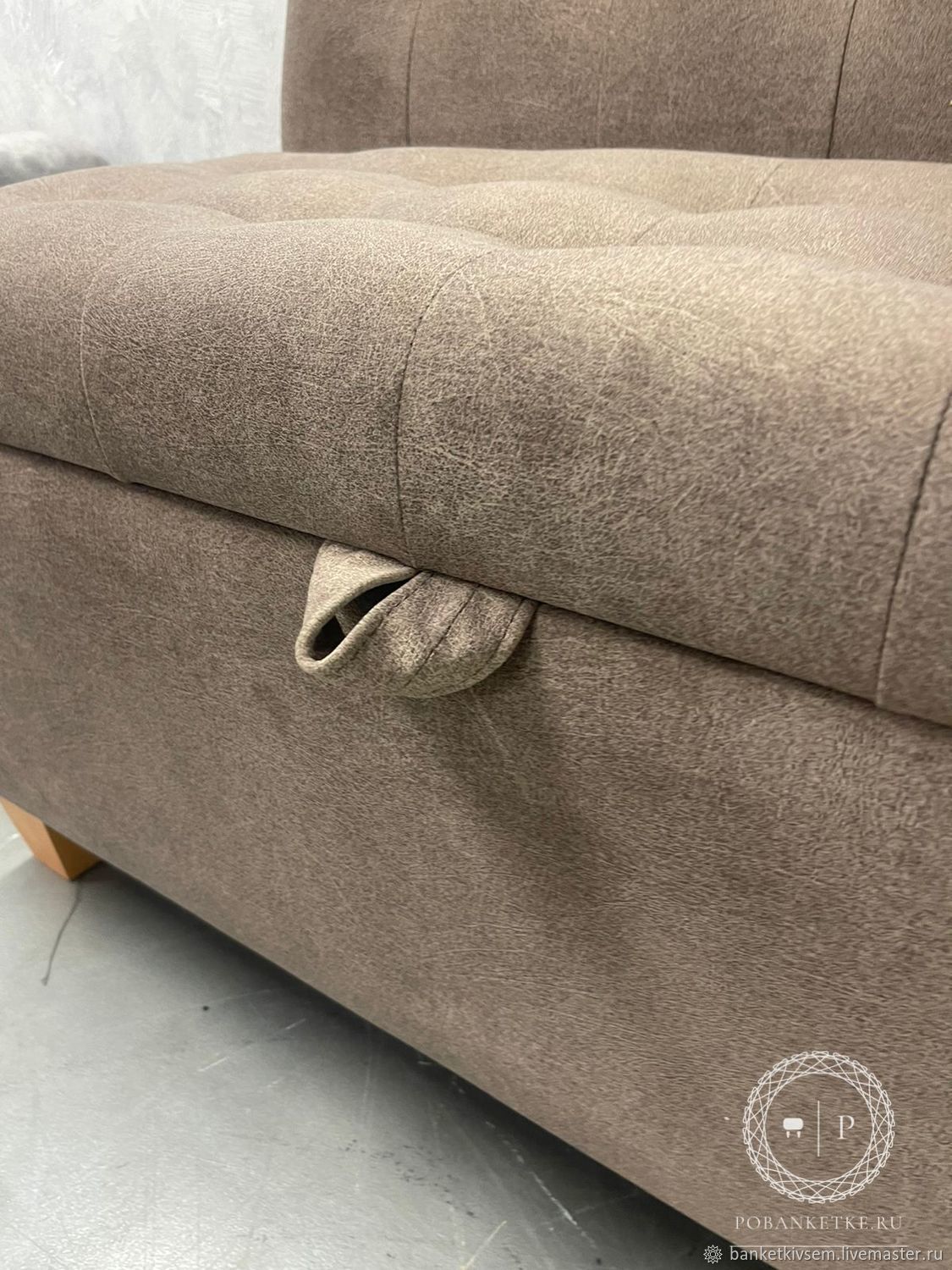 Банкетка со спинкой коричневая в интернет-магазине Ярмарка Мастеров по ...