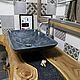 Столешница из массива дерева в ванную. Мебель для ванной. Раковины из натурального камня/слэбы. Ярмарка Мастеров.  Фото №4