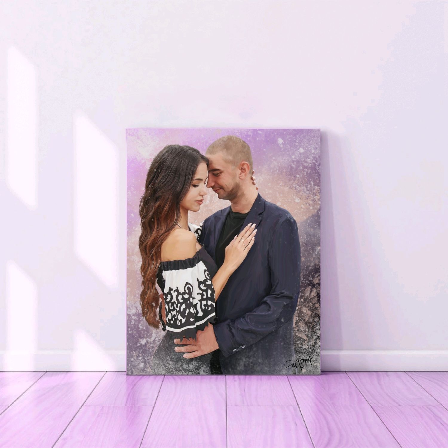 Портрет на холсте (по фото) в стиле "Под масло" в интернет-магазине ...