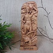 Для дома и интерьера handmade. Livemaster - original item Njord, Scandinavian god, wooden statuette. Handmade.