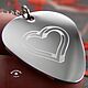 Order Pick with heart engraving (stainless steel). Borowski store. Livemaster. . Pendants Фото №3