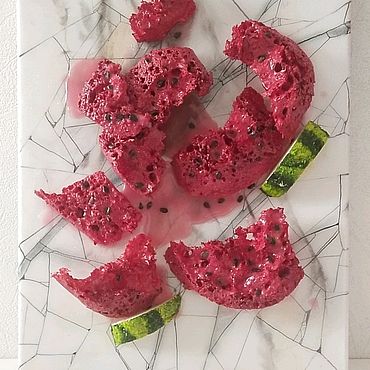 Картины и панно ручной работы. Ярмарка Мастеров - ручная работа Арбуз. Handmade.