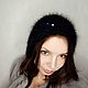 Cap with large sequins female adult cap-cap. Hood. Scarfland. My Livemaster. Фото №5
