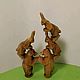 A set of wooden toy Forest friends. Waldorf Dolls & Animals. Shop Oleg Savelyev Sculpture (Tallista-1). My Livemaster. Фото №6