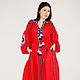 Vyshyvanka Red Maxi Dress Boho style Vita Kin. Dresses. 'Viva'. Online shopping on My Livemaster.  Фото №2