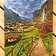 Oil painting with mountain autumn landscape Magic of autumn. The Picture Autumn. Pictures. sharaeva-elena. Online shopping on My Livemaster.  Фото №2