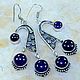 a pair of amethyst earrings, Beads1, Samara,  Фото №1