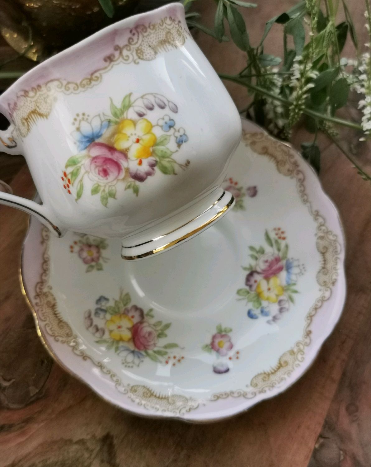 Винтаж Чайная пара Royal Albert купить на Ярмарке Мастеров MGSTMRU