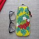 Estuche para gafas de perlas con fermuarom 'mundillo', Eyeglass case, Balashikha,  Фото №1