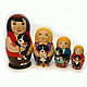 Matryoshka 4 local 'Family', Dolls1, Sarov,  Фото №1