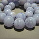 Blue agate beads smooth ball, 12 mm. Beads1. Elena (luxury-fittings). Online shopping on My Livemaster.  Фото №2