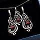 Copy of Earrings silver, beautiful silver jewelry for women, Earrings, Mezhdurechensk,  Фото №1