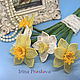 Master class Flowers beaded. Daffodils. Tools for dolls and toys. Handiworks from beads, master class. Online shopping on My Livemaster.  Фото №2