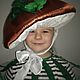 hats: Carnival costume 'Mushroom'. Carnival Hats. ludmila7070. My Livemaster. Фото №6