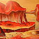 Order Mars space landscape oil Painting 50h60. Viktorianka. Livemaster. . Pictures Фото №3