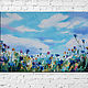 Oil painting on canvas Flower meadow 40/60 cm, Pictures, Sochi,  Фото №1