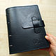 Notebook in leather with rings A5 format, Notebooks, Moscow,  Фото №1