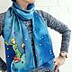 Copy of Copy of The Little Prince. Hand painted silk scarf, Scarves, St. Petersburg,  Фото №1