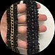 Braid: Chanel black braid with a chain. braid. AVS -dressshop. My Livemaster. Фото №4