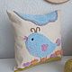  Decorative Baby Pillow Bird. Pillow. Bunniess and friends (toys-for-kids). Online shopping on My Livemaster.  Фото №2