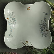 Винтаж handmade. Livemaster - original item Vintage Butterfly salad bowl, Kuznetsov?. Handmade.