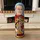 Заказать Матрешка-штоф под бутылку с портретом. Екатерина Нефедова (Miapittura). Ярмарка Мастеров. . Оформление бутылок Фото №3