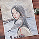 'Soul-seagull' graphics (sea, birds, landscape), Pictures, Korsakov,  Фото №1