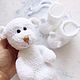 White bear. Stuffed Toys. Nicol. Online shopping on My Livemaster.  Фото №2