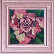 «Букет чайных роз» Картина цветов маслом