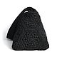 Women's knitted bag ' Black Swan '. Crossbody bag. grishinaolesya. My Livemaster. Фото №4