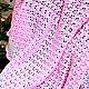 Детский вязаный плед "Розовый лепесток", Пледы для детей, Курск,  Фото №1