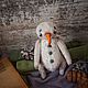 Teddy snowman. Teddy Toys. WILD FOREST. Things with a soul. My Livemaster. Фото №5