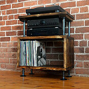 Для дома и интерьера handmade. Livemaster - original item Storage 3 — Scandinavian-style rack for TV and records. Handmade.